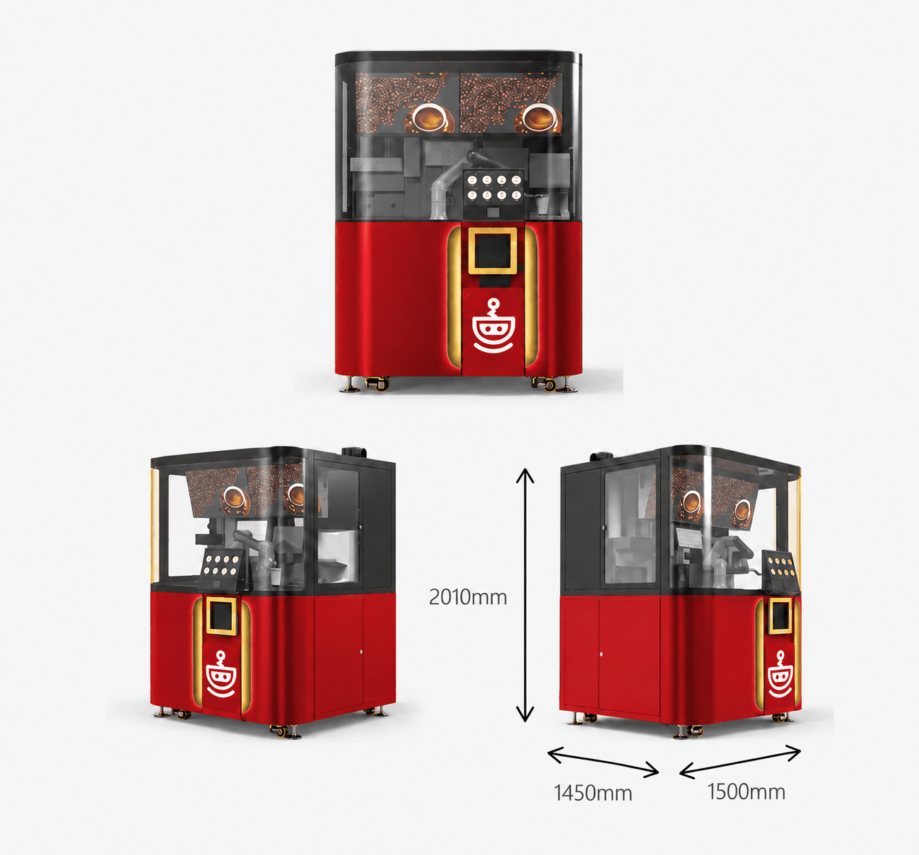 Robotic arm of the Eckhardt coffee station